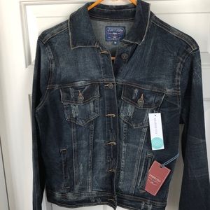 Jean jacket, never worn-“Just USA”